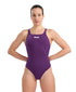 W Team Swimsuit Swim Pro Solid plum-white