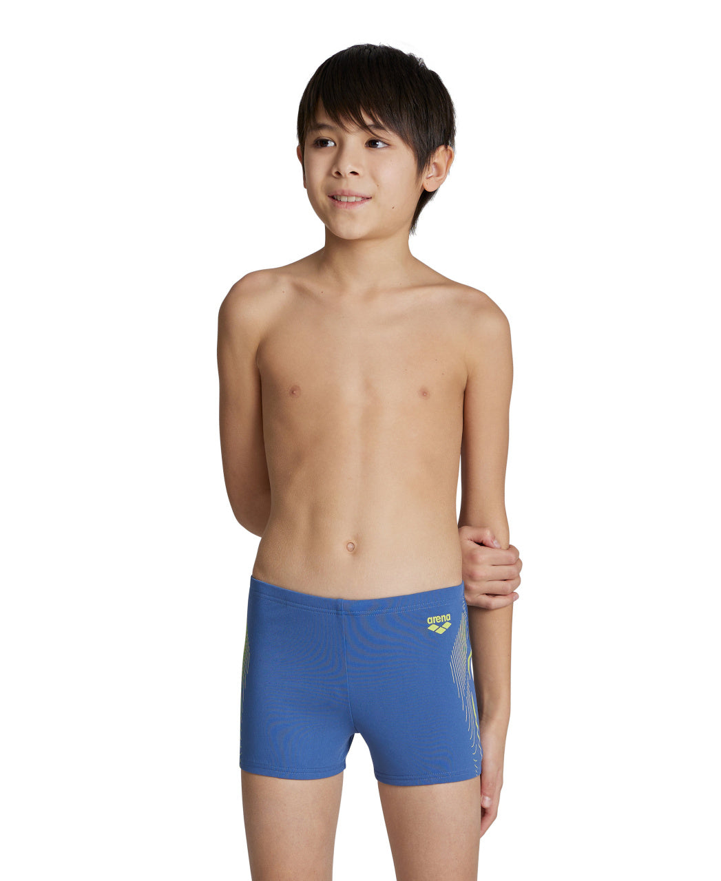 B Swim Short Graphic grey-blue-softgreen