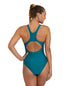 W Solid Swimsuit Control Pro Back B deepteal