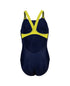 G Mark Swimsuit V Back navy-softgreen