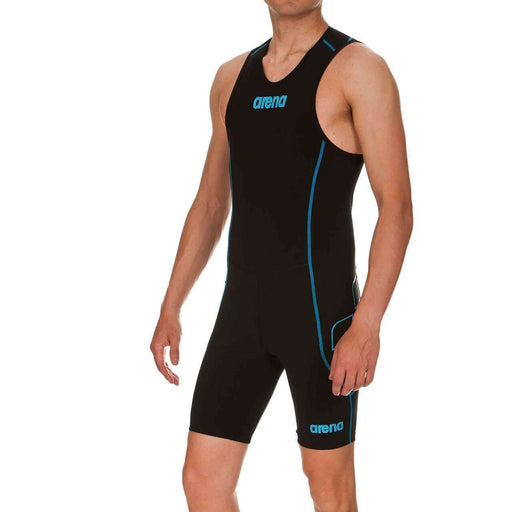 Arena M Rear Zip Trisuit St black/turquoise