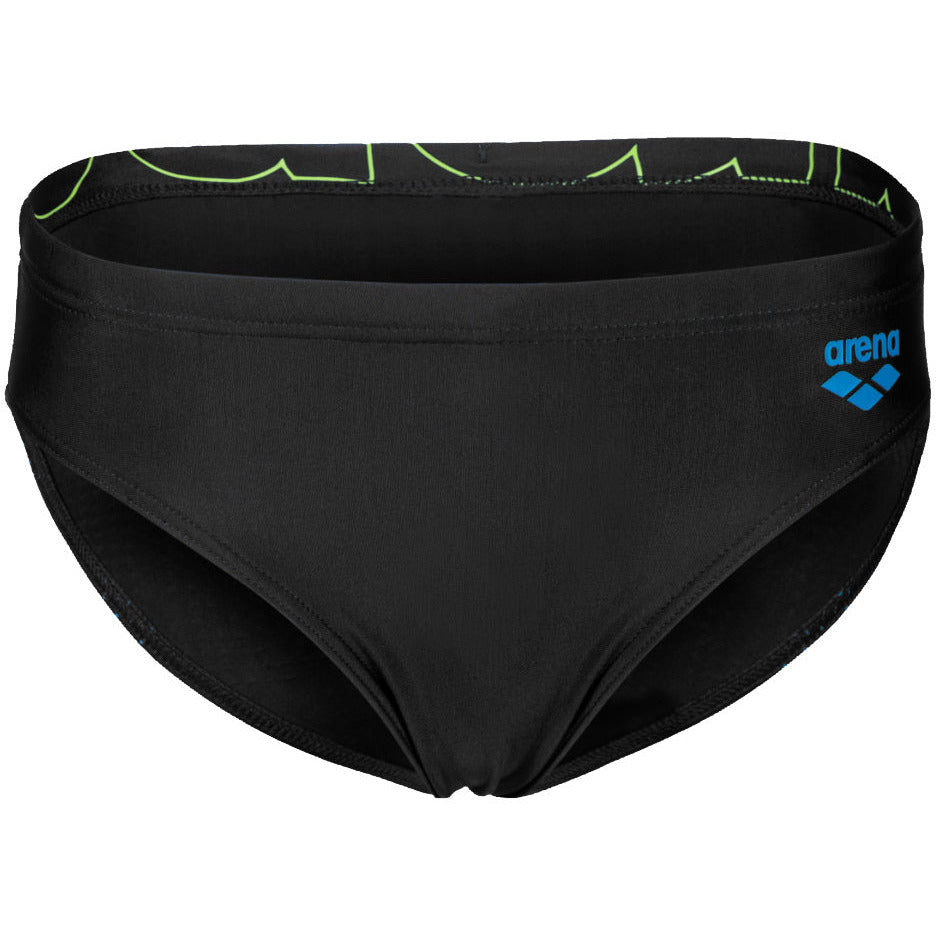 B Swim Briefs Graphic - black