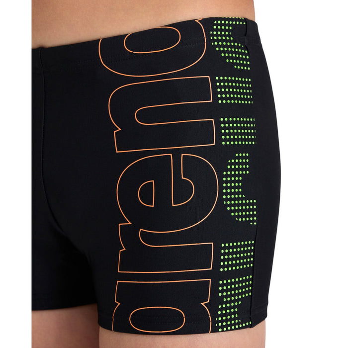 B Swim Short Graphic black-softgreen