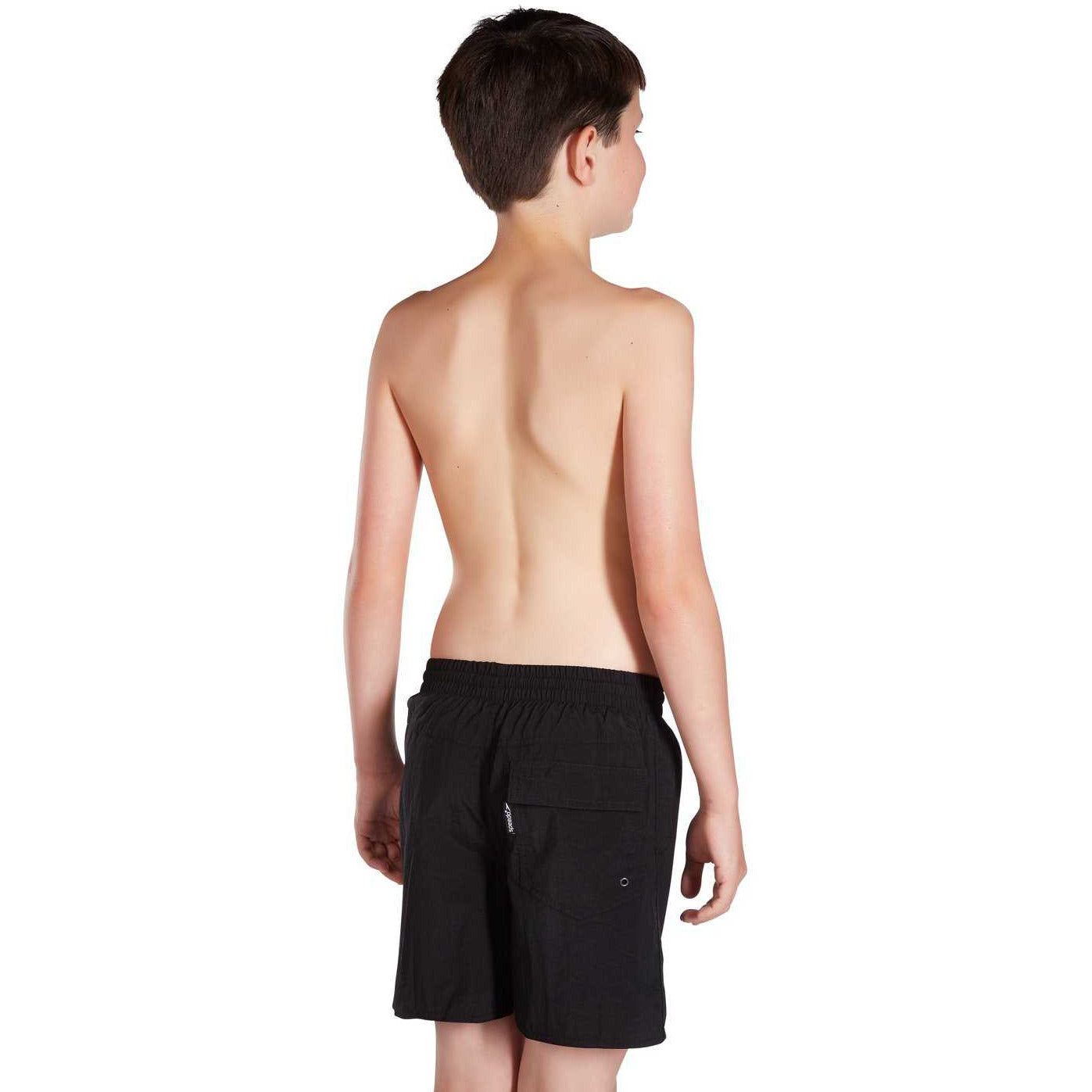 Boys short Challenge 15" Zwart - Wit