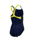 G Mark Swimsuit V Back navy-softgreen Arena