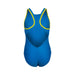 G Shaking Swimsuit V Back One Piece blue-softgreen