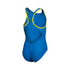 G Shaking Swimsuit V Back One Piece blue-softgreen