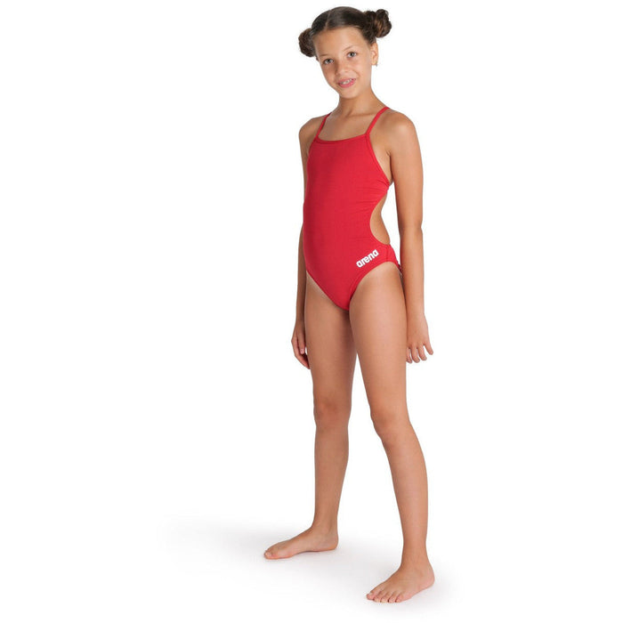 G Team Swimsuit Challenge Solid red-white