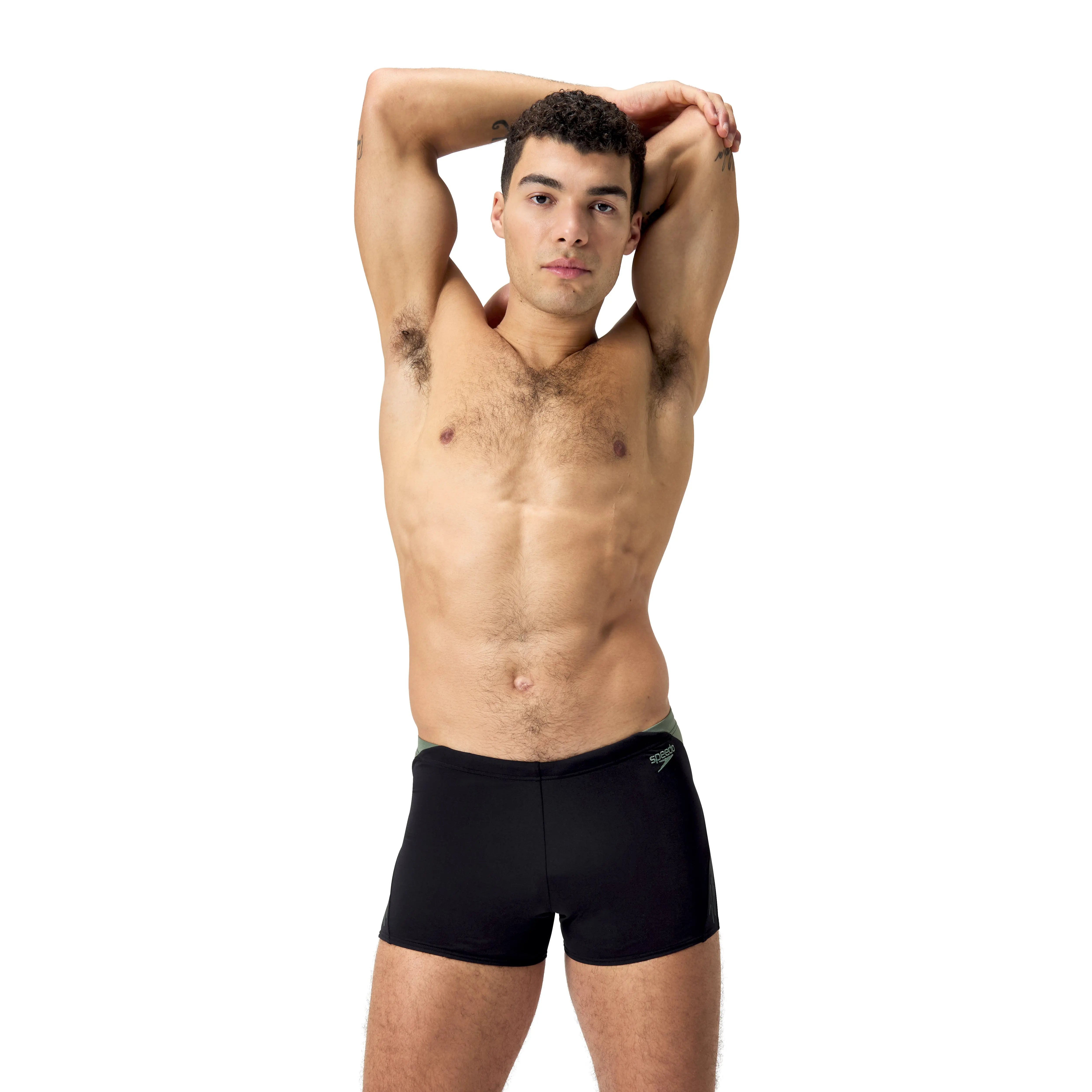 Eco+ Hyperboom Splice Aquashort Black/Green Speedo