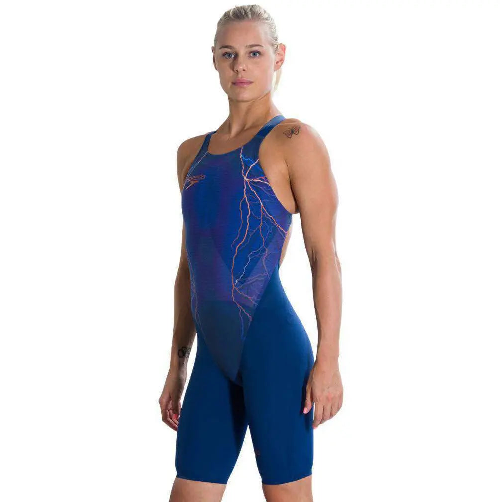 LZR Elite 2 Open Back Blauw