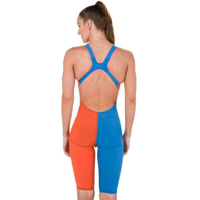 Lzr Racer Elite 2 Open Back Blauw/Oranje