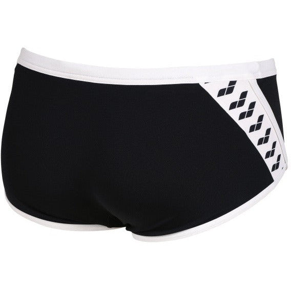 M Icons Swim Low Waist Short Solid black-white