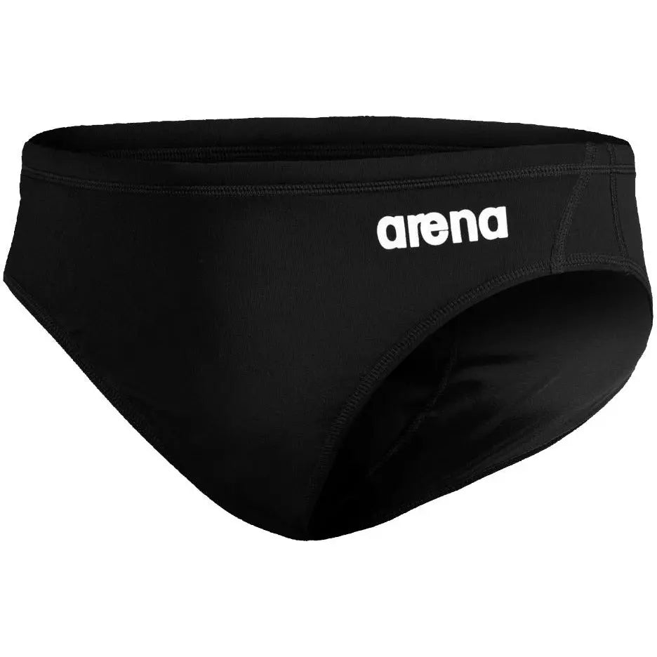 M Team Swim Brief Waterpolo Solid black-white