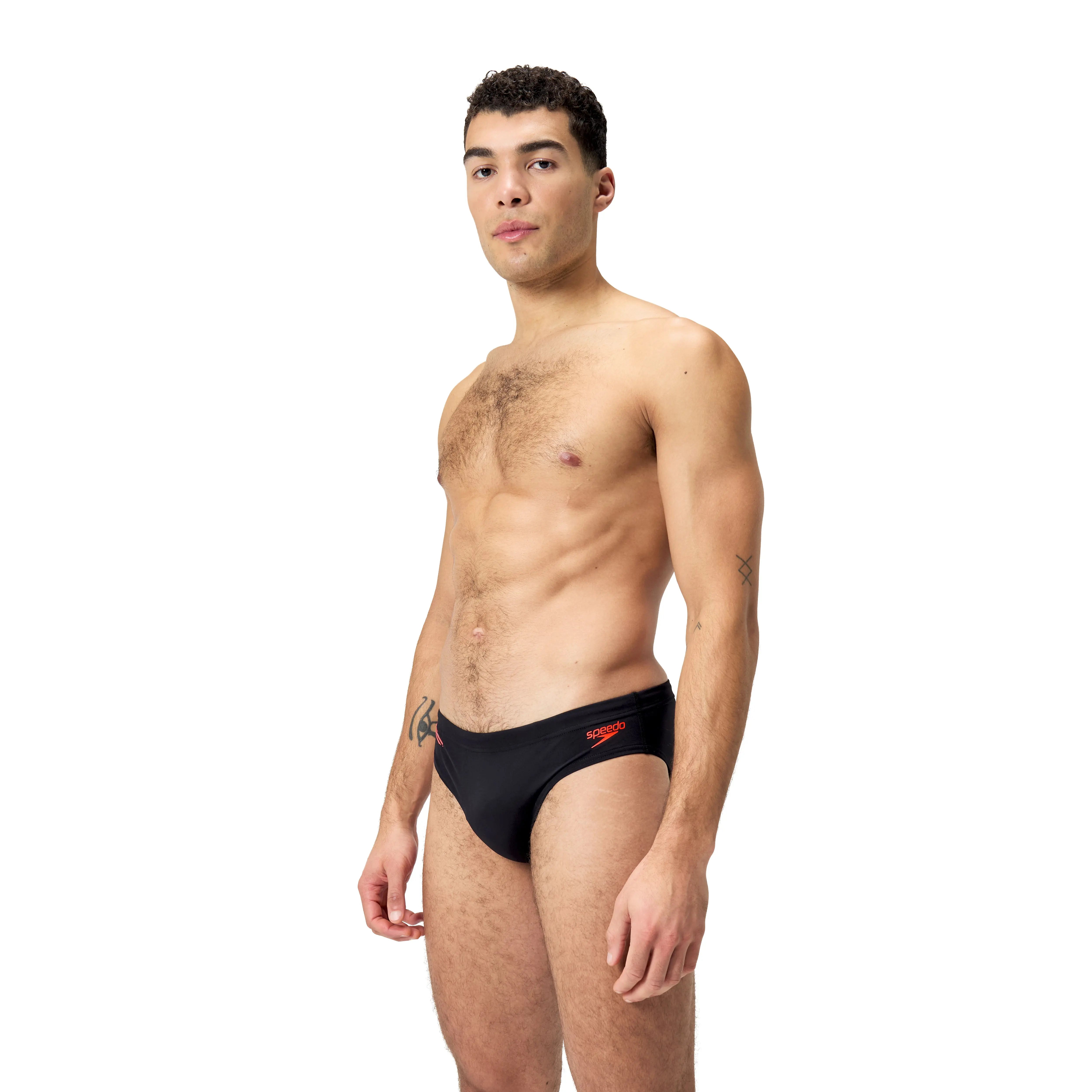 Eco+ 7cm Tech Panel Brief Black/Red Speedo