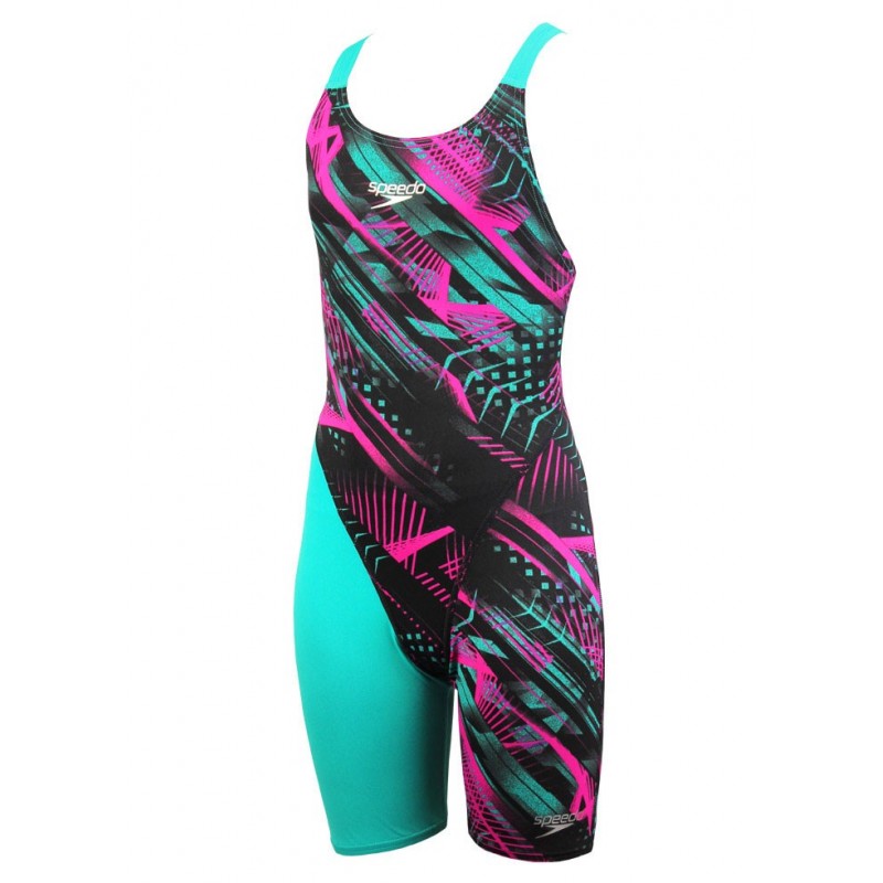 Speedo Fastskin Endurance+ Openback Kneeskin green-black