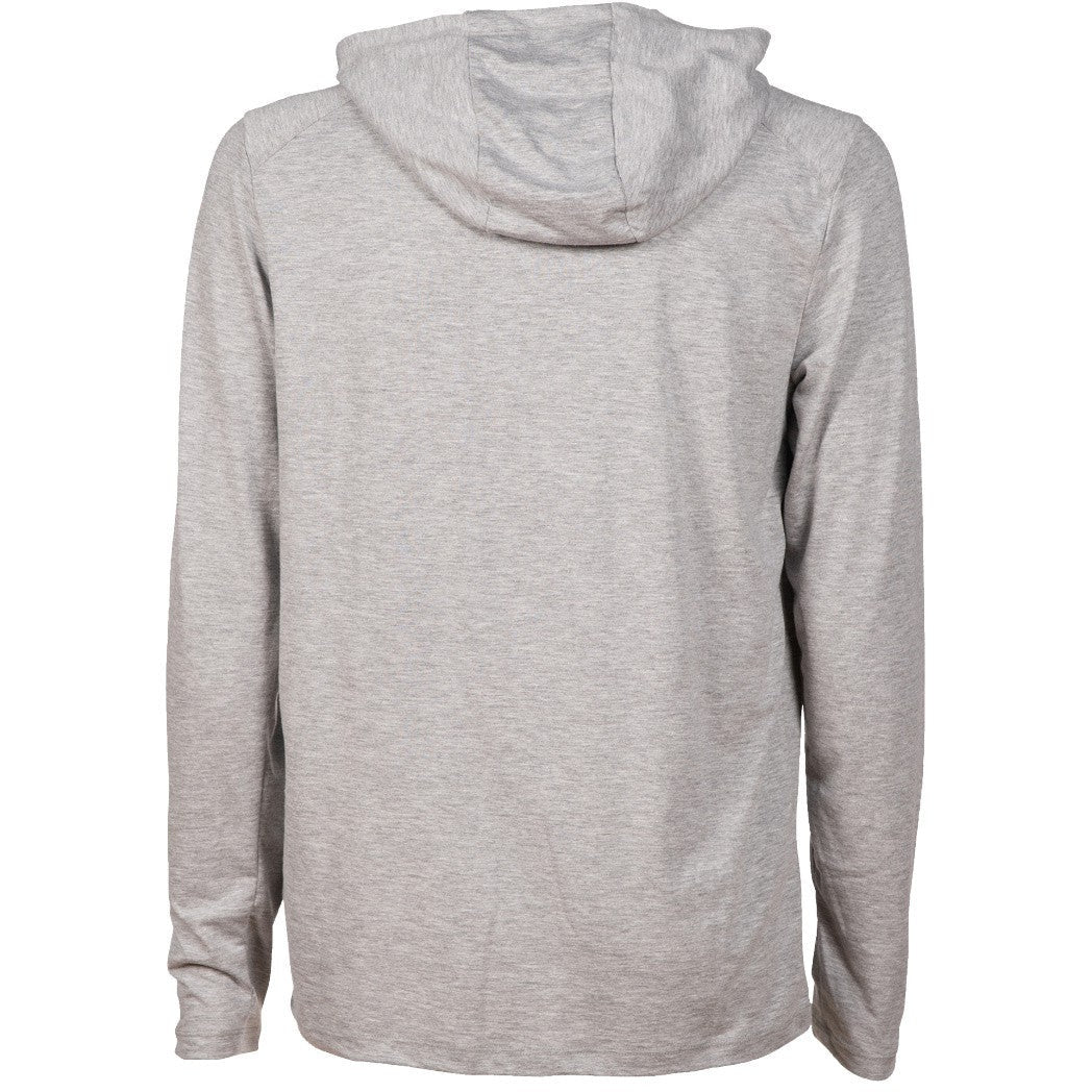 Team Hooded Long Sleeve T-Shirt Panel heather-grey