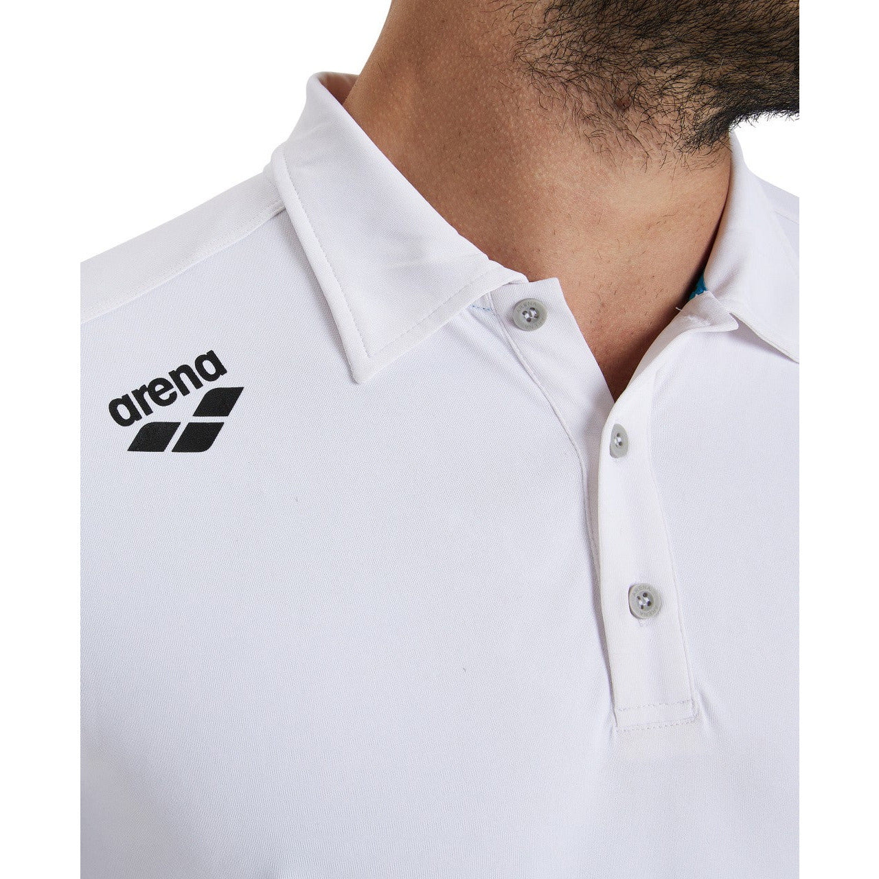 Team Poloshirt Solid white