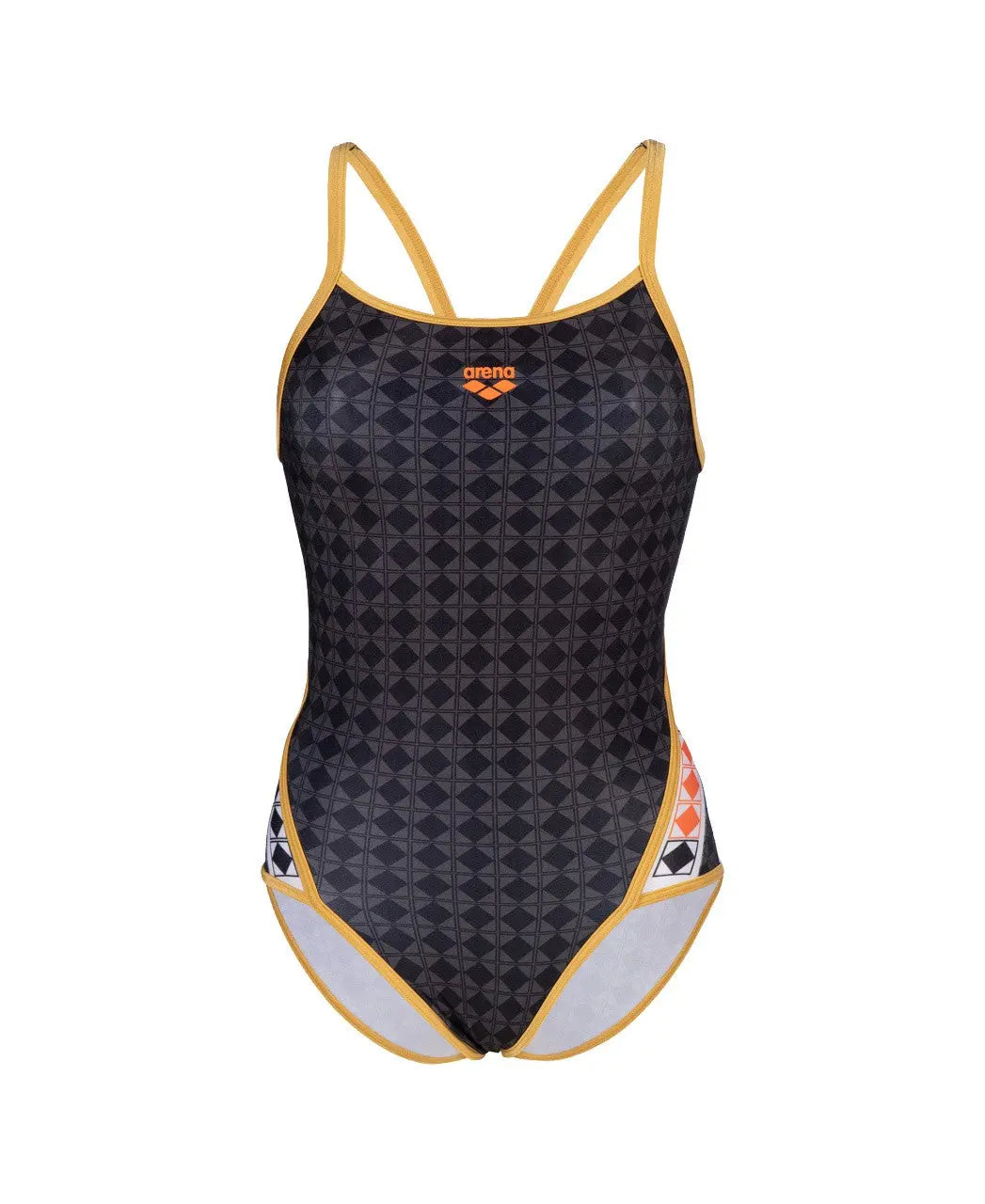 W 50Th Swimsuit Super Fly Back black-multi-gold Arena