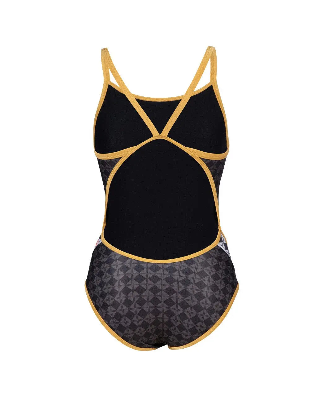 W 50Th Swimsuit Super Fly Back black-multi-gold Arena