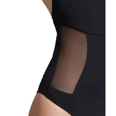 W Mesh Panels Swim Pro Back black