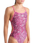 W Pink Dahlia Swimsuit Lace Back shocking pink-multi Arena