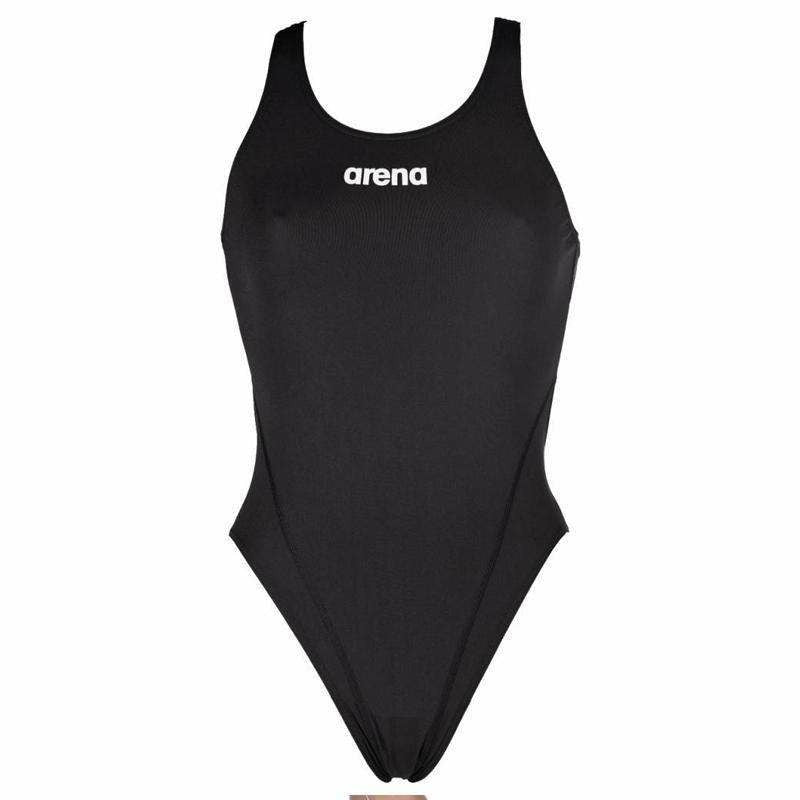 W Solid Swim Tech High black/white