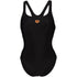 W Solid Swimsuit Control Pro Back B black