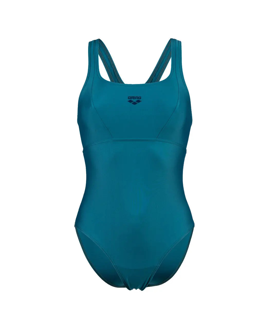 W Solid Swimsuit Control Pro Back B deepteal Arena