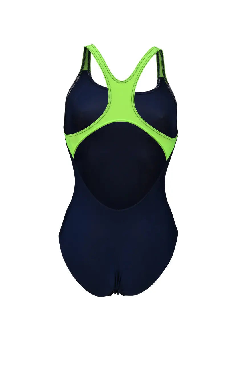 W Swim Pro Back Graphic navy-softgreen Arena