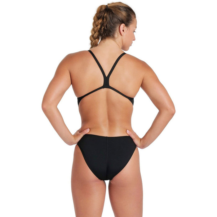 W Team Swimsuit Challenge Solid black-white