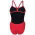 W Team Swimsuit Challenge Solid red-white