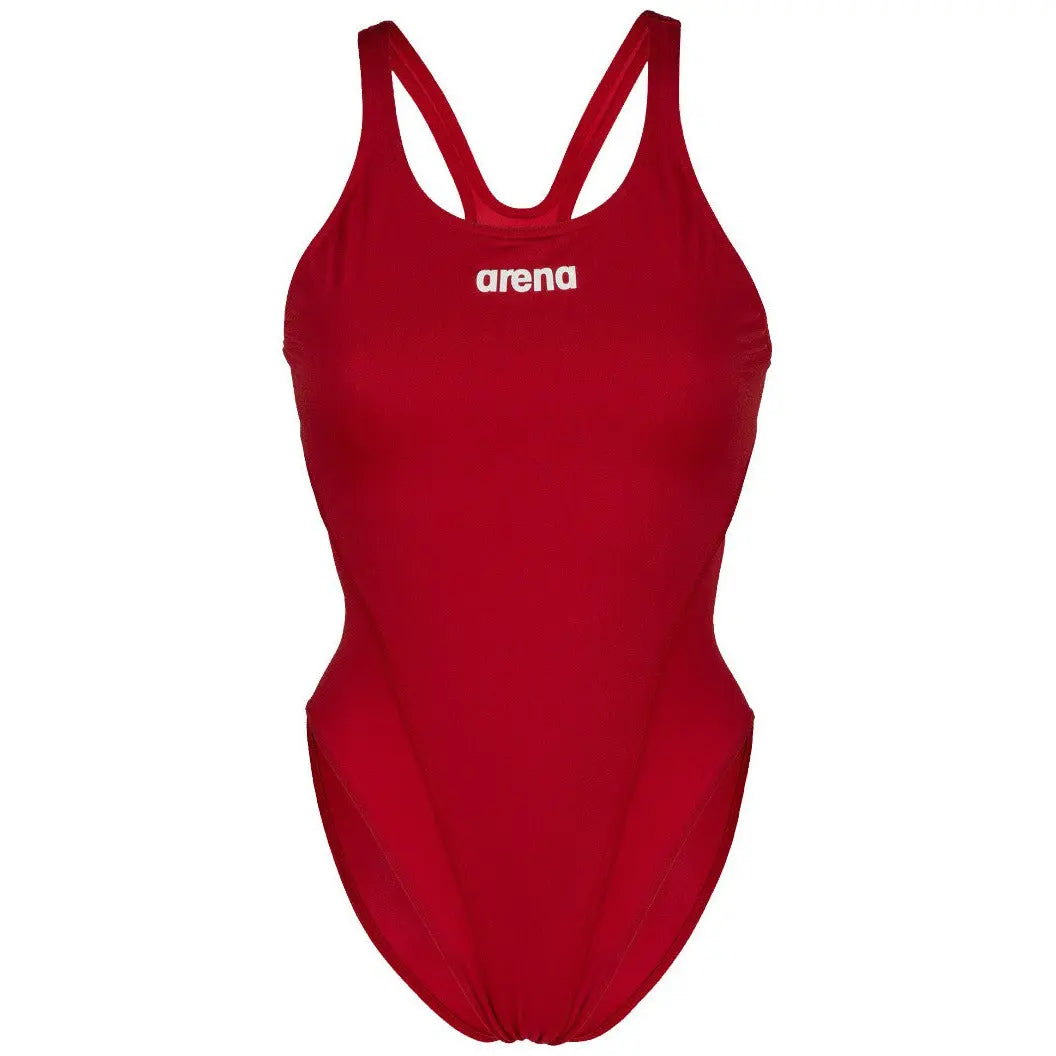 W Team Swimsuit Swim Tech Solid red-white