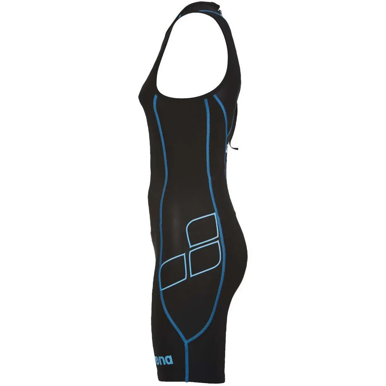 Arena W Rear Zip Trisuit St black/turquoise