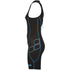 Arena W Rear Zip Trisuit St black/turquoise