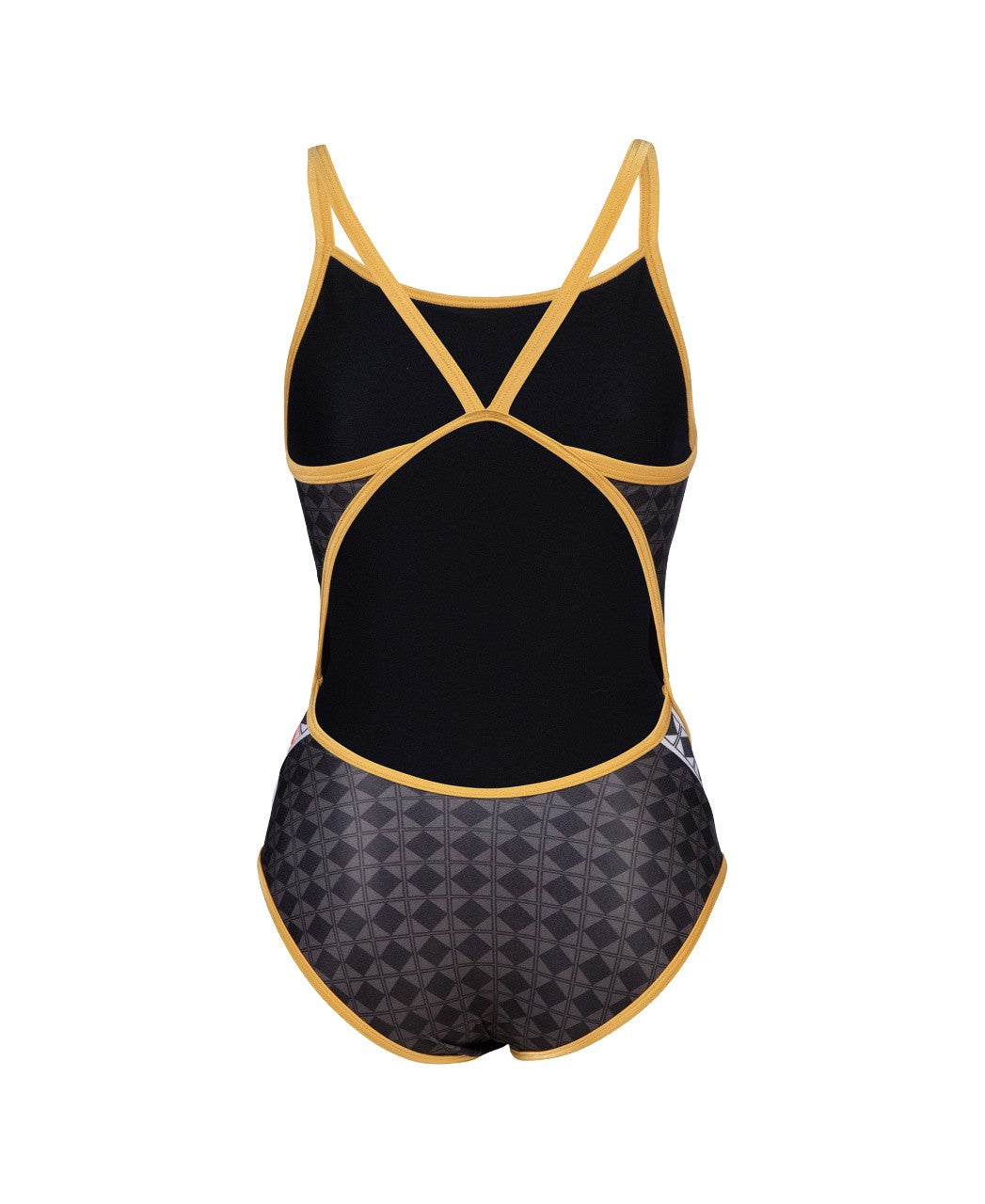 W 50Th Swimsuit Super Fly Back black-multi-gold