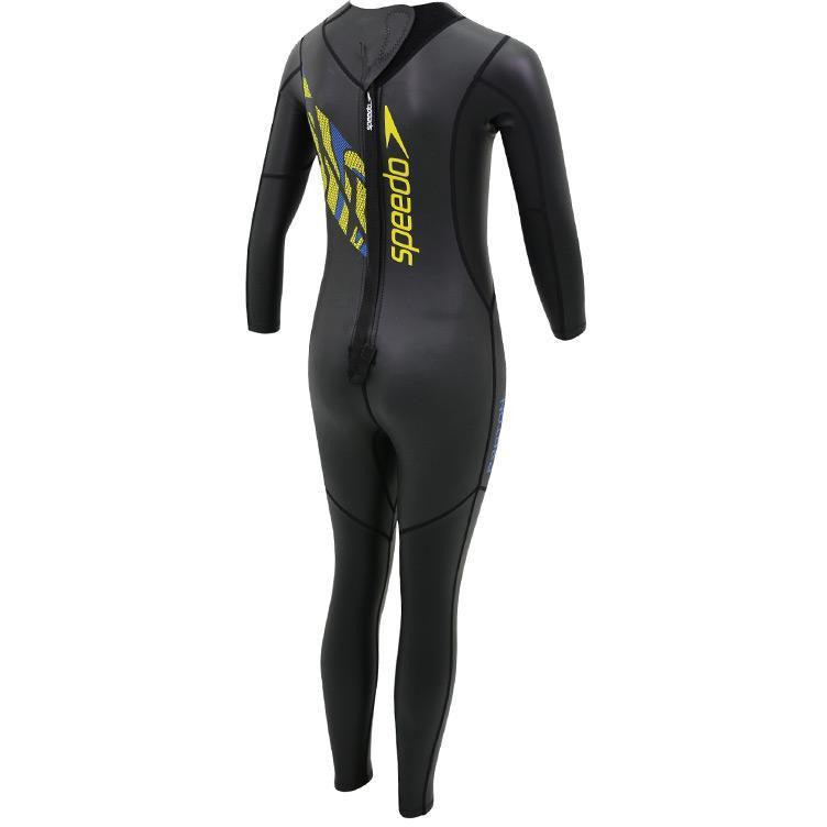 Proton Thinswim Kids Fullsuit Zwart - Geel