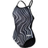 W Swimsuit Lightdrop Back marbled-black-blackmulti