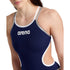 W One Double Cross Back One Piece navy-white